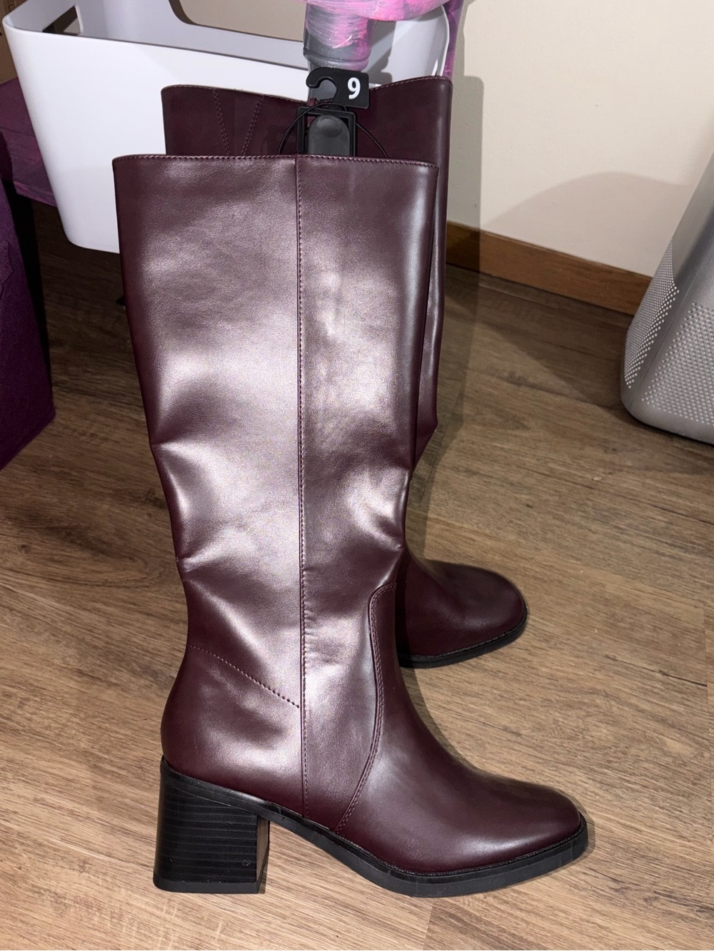 Burgundy Calf Boots